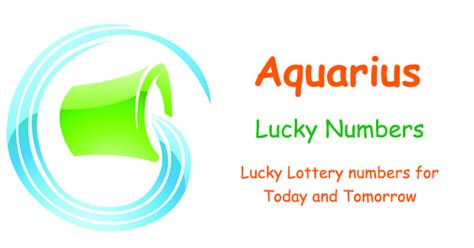 aquarius lucky lottery number today